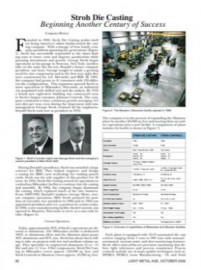 Stroh Die Casting: Beginning Another Century of Success