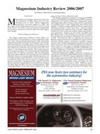Magnesium Industry Review 2006/2007