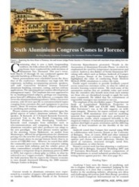 Sixth Aluminium Congress Comes to Florence