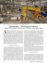 Aluminicaste – New Remelt in Mexico: World Class Supplier of Extrusion, Rolling, and Forging Ingot