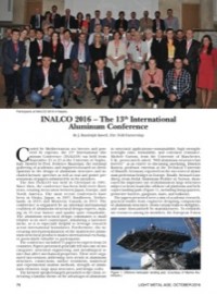 INALCO 2016 – The 13th International Aluminum Conference