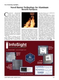 New Technology Spotlight: Novel Burner Technology for Aluminum Reverb Furnaces