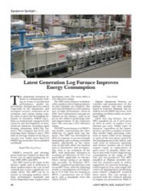 Equipment Spotlight: Latest Generation Log Furnace Improves Energy Consumption