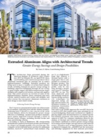 Extruded Aluminum Aligns with Architectural Trends: Greater Energy Savings and Design Possibilities