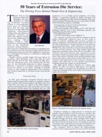 50 Years of Extrusion Die Service: The Driving Force Behind Thumb Tool & Engineering