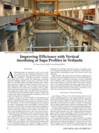 Improving Efficiency with Vertical Anodizing at Sapa Profiles in Vetlanda
