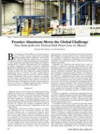 Frontier Aluminum Meets the Global Challenge: New State-of-the-Art Vertical Disk Paint Line in Mexico