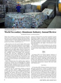 World Secondary Aluminum Industry Review