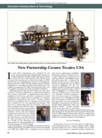 Extrusion Industry News & Technology: New Partnership Creates Tecalex USA