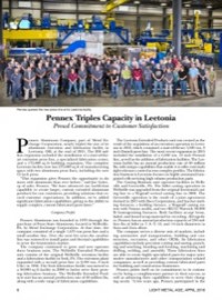 Pennex Triples Capacity in Leetonia: Proud Commitment to Customer Satisfaction