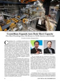 Constellium Expands Auto Body Sheet Capacity: New Sheet Finishing Lines On-Stream in North America and Europe